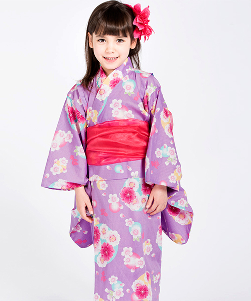 Motherways ガールズ桜金魚柄浴衣 Wear