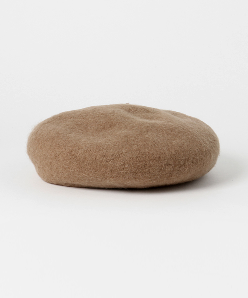 GRIN BUDDY(グリンバディ)の「【GRIN BUDDY(グリンバディ)】キッズウールベレー帽/Kids Wool Beret(ハンチング/ベレー帽・キッズ・グレー/ブラック/ベージュ/ネイビー・54㎝)」の4枚目の写真