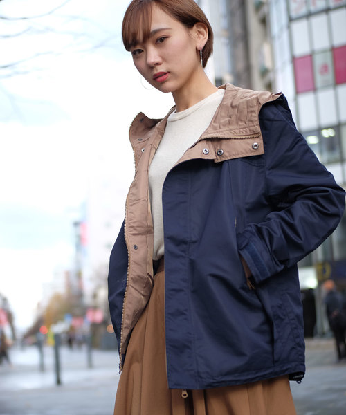 ZIP FIVE(ジップファイブ)の「撥水加工タスランマウンテンパーカー(マウンテンパーカー)」|ネイビー