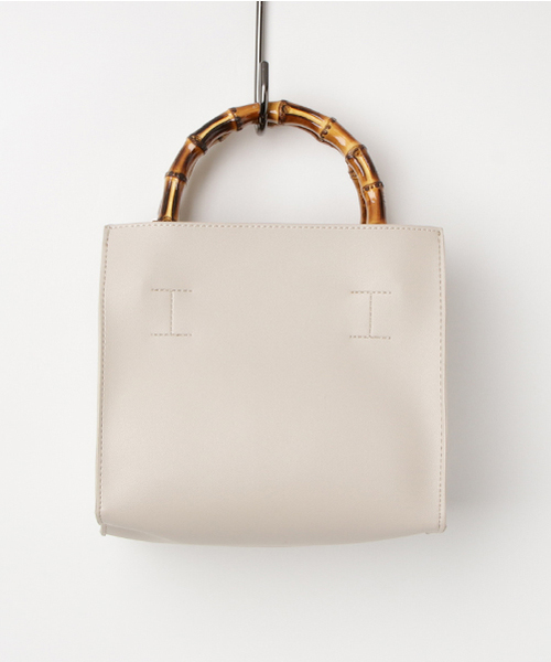 RIVE DROITE（リヴドロワ）の「バンブーミニBag（ハンドバッグ・レディース・アイボリー/キャメル・FREE）」の11枚目の写真