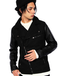 ８(eight) | ダブル ライダースジャケット レザージャケット(ライダースジャケット)