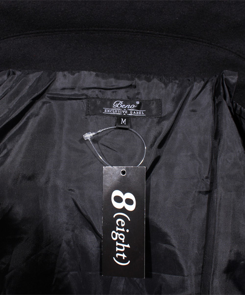 ８(eight)（エイト）の「ダブル ライダースジャケット レザージャケット（ライダースジャケット・メンズ・ブラック/チェック/チャコールグレー/ネイビー・LARGE/MEDIUM）」の22枚目の写真