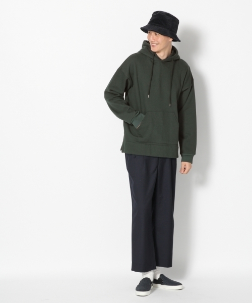 GLOBAL WORK（グローバルワーク）の「ソフトタッチウラケスウェットパーカー/765440（パーカー・メンズ・ホワイト/ネイビー/グレー/レッド/グリーン・SMALL/MEDIUM/LARGE/X-LARGE）」の8枚目の写真