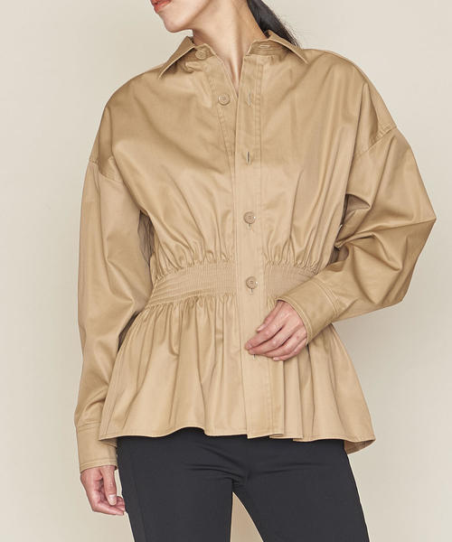 美品】アストラット-ASTRAET-ウエストベルトシャツチュニック