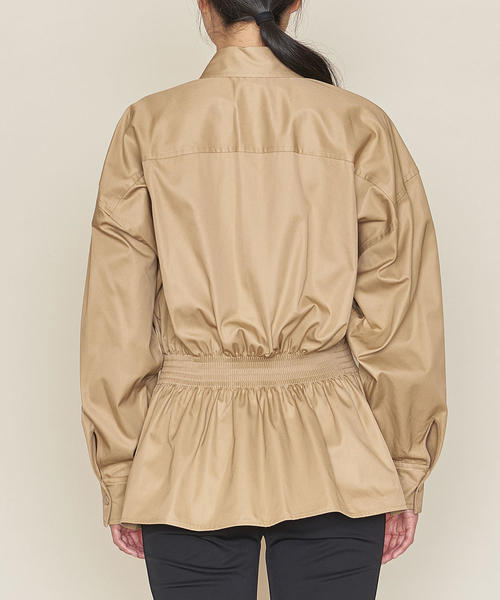 ASTRAET(アストラット)の「ASTRAET(アストラット)ウエスト シャーリング ブラウス②†(シャツ/ブラウス・レディース・ベージュ/オリーブ・FREE)」の7枚目の写真