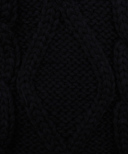 8(eight)(エイト)の「バイカラー ケーブルニット スヌード ネックウォーマー(ネックウォーマー/スヌード・メンズ・ミックスグレー/ブラックミックス・FREE)」の5枚目の写真