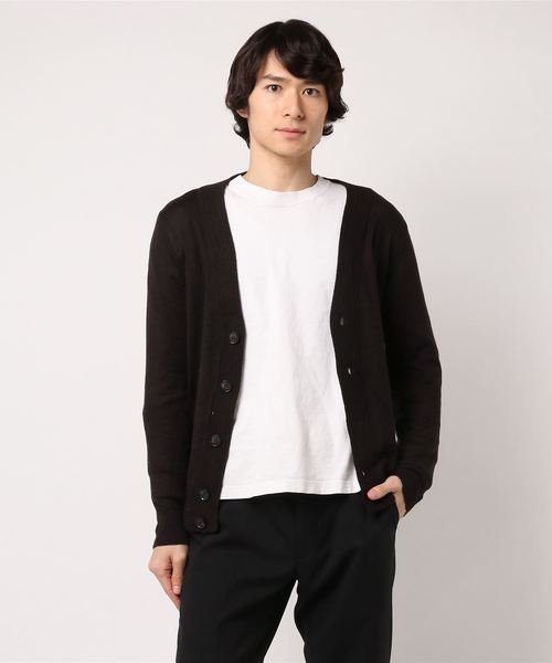 AKM コンテンポラリー　アンゴラ　メンズ　ニット カーディガン AKM ニットカーディガン