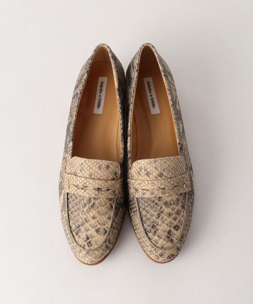 ODETTE E ODILE（オデットエオディール）の「OFC ローファー スリッポン25↓↑（ローファー・レディース・オフホワイト/ゴールド/その他1/ブラック・22cm/21.5㎝/23cm/22.5cm/24.5cm/24cm/23.5cm/25cm）」の4枚目の写真