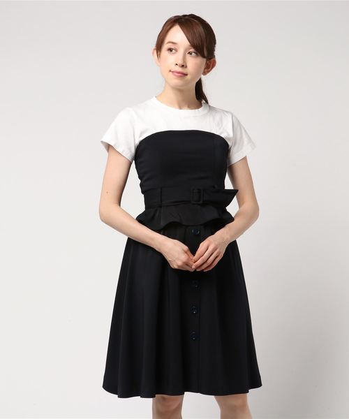 JILL by JILL STUART（ジルバイジルスチュアート）の「ビスチェセットＵＰ（ワンピース・レディース・ネイビー/ブラック系その他・MEDIUM/SMALL）」の10枚目の写真