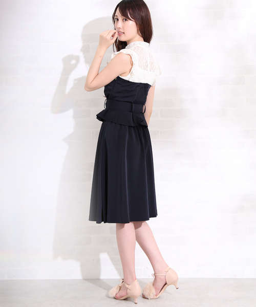 JILL by JILL STUART（ジルバイジルスチュアート）の「ビスチェセットＵＰ（ワンピース・レディース・ネイビー/ブラック系その他・MEDIUM/SMALL）」の12枚目の写真