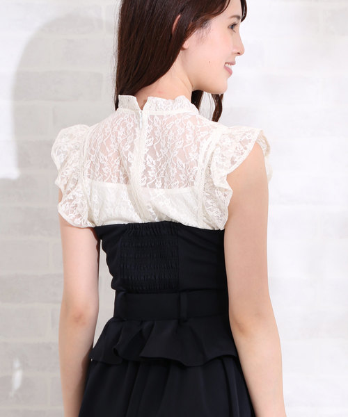 JILL by JILL STUART（ジルバイジルスチュアート）の「ビスチェセットＵＰ（ワンピース・レディース・ネイビー/ブラック系その他・MEDIUM/SMALL）」の15枚目の写真