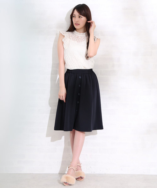 JILL by JILL STUART（ジルバイジルスチュアート）の「ビスチェセットＵＰ（ワンピース・レディース・ネイビー/ブラック系その他・MEDIUM/SMALL）」の19枚目の写真