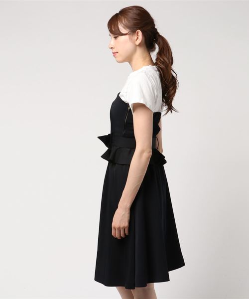 JILL by JILL STUART（ジルバイジルスチュアート）の「ビスチェセットＵＰ（ワンピース・レディース・ネイビー/ブラック系その他・MEDIUM/SMALL）」の5枚目の写真