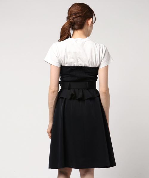 JILL by JILL STUART（ジルバイジルスチュアート）の「ビスチェセットＵＰ（ワンピース・レディース・ネイビー/ブラック系その他・MEDIUM/SMALL）」の3枚目の写真