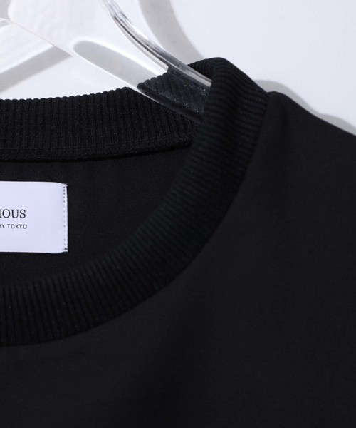 STUDIOUS(ステュディオス)の「【STUDIOUS】パネル切替チェックビッグシルエットプルオーバー(Tシャツ/カットソー・メンズ・グレー/ダークグレー・1/2/3)」の9枚目の写真