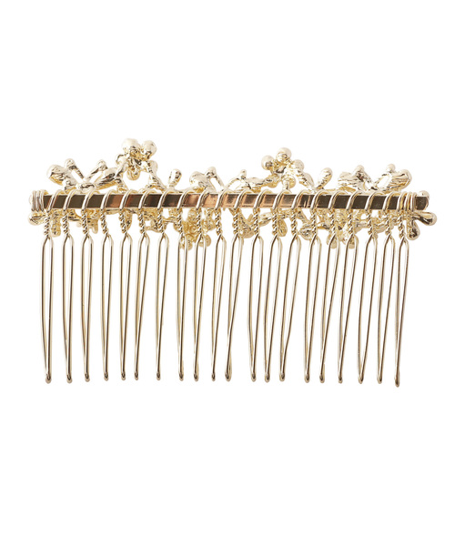 ANEMONE（アネモネ）の「パールとビジューのフラワーガーデンコーム（その他ヘアアクセサリー・レディース・クリア/ホワイト・FREE）」の6枚目の写真