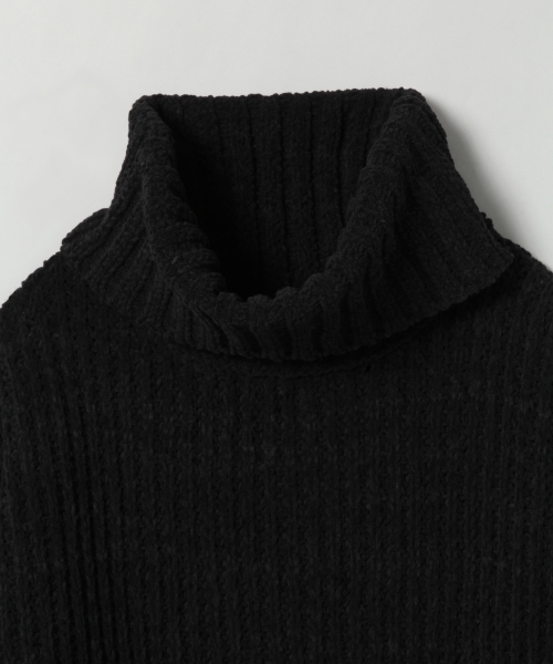 JEANASIS（ジーナシス）の「【WEB限定】モールタートルニットワンピース/806355（ワンピース・レディース・ブラック/ピンク/ブルー/ライトグレー/ボルドー・FREE）」の12枚目の写真