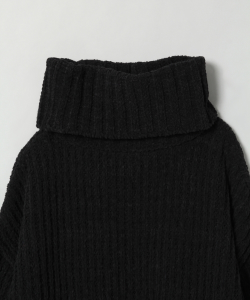 JEANASIS（ジーナシス）の「【WEB限定】モールタートルニットワンピース/806355（ワンピース・レディース・ブラック/ピンク/ブルー/ライトグレー/ボルドー・FREE）」の17枚目の写真