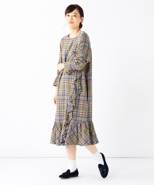 セール Beams Boy Boy ワーク チェック ロングスリーブ ワンピース ワンピース Beams Boy ビームスボーイ のファッション通販 Zozotown