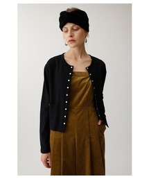 MOUSSY | SHELL TOP BUTTON CARDIGAN(カーディガン/ボレロ)
