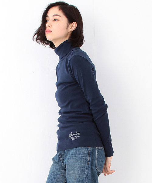 BEAMS BOY（ビームスボーイ）の「BEAMS BOY / フライス タートル（Tシャツ/カットソー・レディース・ホワイト/ライトグレー/ブラック/ネイビー・ONE SIZE）」の12枚目の写真