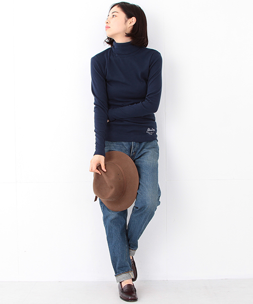 BEAMS BOY（ビームスボーイ）の「BEAMS BOY / フライス タートル（Tシャツ/カットソー・レディース・ホワイト/ライトグレー/ブラック/ネイビー・ONE SIZE）」の14枚目の写真