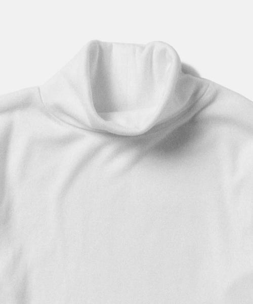 BEAMS BOY（ビームスボーイ）の「BEAMS BOY / フライス タートル（Tシャツ/カットソー・レディース・ホワイト/ライトグレー/ブラック/ネイビー・ONE SIZE）」の8枚目の写真