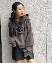 ENVYM | ショートロゴフーディ(パーカー)