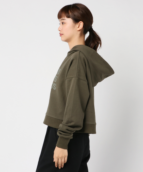 ENVYM(アンビー)の「ショートロゴフーディ(パーカー・レディース・ブラウン/グレー/カーキ・FREE)」の5枚目の写真