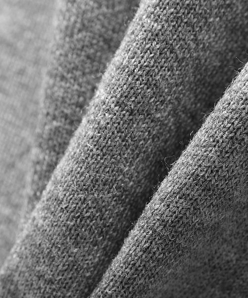 MinoriTY（マイノリティ）の「ダブルフェイスボタン無カーディガン ノーカラー（カーディガン/ボレロ・メンズ・ブラック/ネイビー/ブラウン/オフホワイト/杢グレー・M/L）」の8枚目の写真