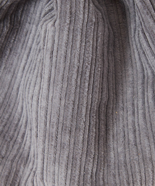 Edit Sheen(エディットシーン)の「コーデュロイ巾着バッグ(ハンドバッグ・レディース・ベージュ/グレー・FREE)」の6枚目の写真