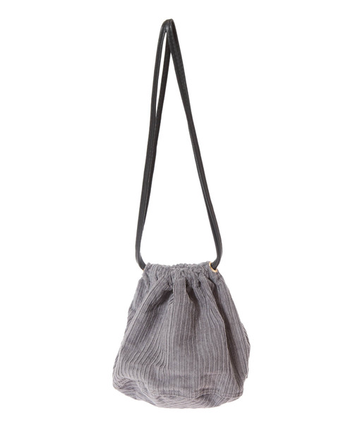 Edit Sheen(エディットシーン)の「コーデュロイ巾着バッグ(ハンドバッグ・レディース・ベージュ/グレー・FREE)」の14枚目の写真