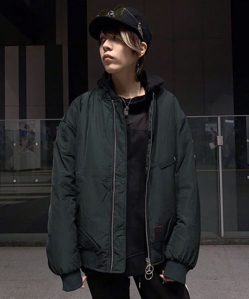 rovtski（ロフトスキー）の「JOHN Q MA1 DOWN JKT（ダウンジャケット/コート・レディース・ブラック・FREE）」の3枚目の写真