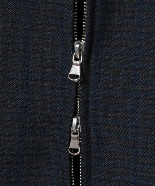 アダム エ ロペ　チェック柄ブルゾン ADAM ET ROPÉ FEMME(アダム エ ロペ ファム) / スライバー