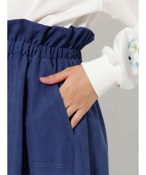 jouetie（ジュエティ）の「ドローコードミディスカート（スカート・レディース・ブラック/イエロー/ブルー/カーキ・MEDIUM）」の20枚目の写真