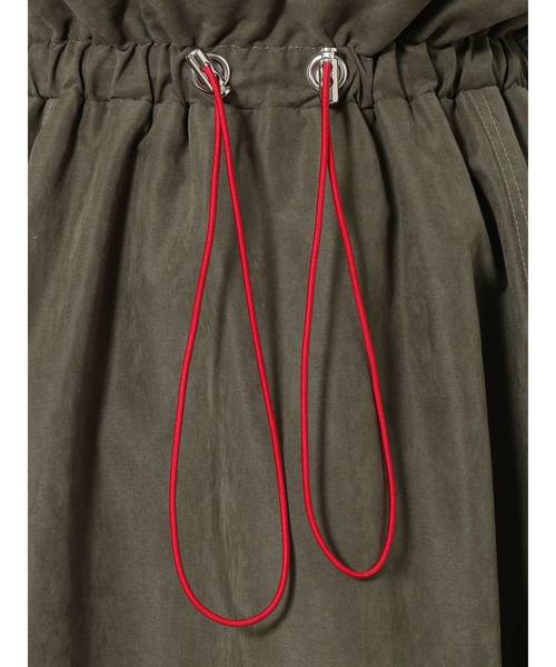 jouetie（ジュエティ）の「ドローコードミディスカート（スカート・レディース・ブラック/イエロー/ブルー/カーキ・MEDIUM）」の18枚目の写真