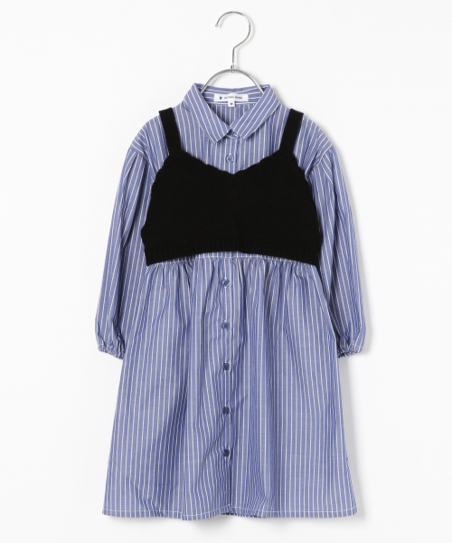 GLOBAL WORK（グローバルワーク）の「【キッズ】ベストツキシャツワンピース/819132（ワンピース・キッズ・ホワイト/ライトブルー/ブラック・MEDIUM/LARGE/X-LARGE/XX-LARGE/SMALL）」の22枚目の写真