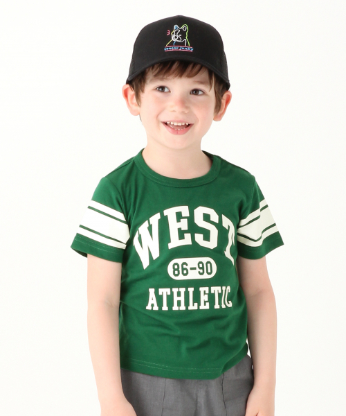 GLOBAL WORK(グローバルワーク)の「【キッズ】ドライプリントTEE半袖/825578(Tシャツ/カットソー・キッズ・ブラック/グレー系その他6/ライトピンク/ホワイト系その他/イエロー/ベージュ/ダークグレー/ホワイト/ブラック系その他/ホワイト系その他2/グリーン/その他/その他3/グレー/ブラウン/グレー系その他7/イエロー系その他/ネイビー/ダークブルー・MEDIUM/X-LARGE/SMALL/LARGE/XX-LARGE)」の12枚目の写真