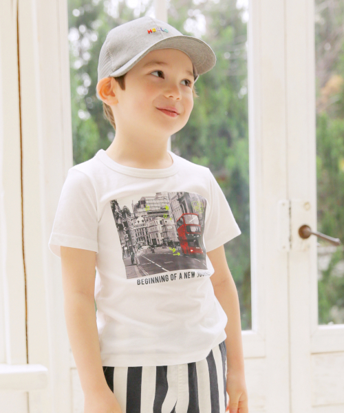 GLOBAL WORK(グローバルワーク)の「【キッズ】ドライプリントTEE半袖/825578(Tシャツ/カットソー・キッズ・ブラック/グレー系その他6/ライトピンク/ホワイト系その他/イエロー/ベージュ/ダークグレー/ホワイト/ブラック系その他/ホワイト系その他2/グリーン/その他/その他3/グレー/ブラウン/グレー系その他7/イエロー系その他/ネイビー/ダークブルー・MEDIUM/X-LARGE/SMALL/LARGE/XX-LARGE)」の4枚目の写真