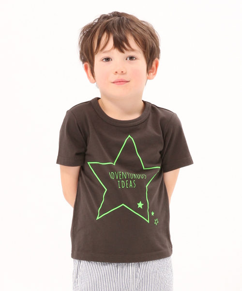 GLOBAL WORK(グローバルワーク)の「【キッズ】ドライプリントTEE半袖/825578(Tシャツ/カットソー・キッズ・ブラック/グレー系その他6/ライトピンク/ホワイト系その他/イエロー/ベージュ/ダークグレー/ホワイト/ブラック系その他/ホワイト系その他2/グリーン/その他/その他3/グレー/ブラウン/グレー系その他7/イエロー系その他/ネイビー/ダークブルー・MEDIUM/X-LARGE/SMALL/LARGE/XX-LARGE)」の7枚目の写真