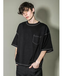 MONKEY TIME | ＜monkey time＞ TENJIKU 1POC CN STCH/ポケT(Tシャツ/カットソー)