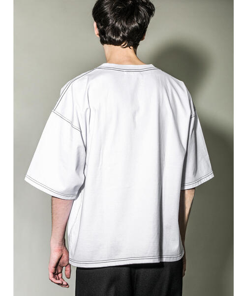 MONKEY TIME（モンキータイム）の「＜monkey time＞ TENJIKU 1POC CN STCH/ポケT（Tシャツ/カットソー・メンズ・ブラウン/ブラック/ホワイト・M/XL/S/L）」の5枚目の写真