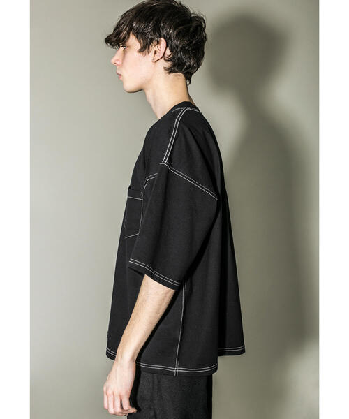 MONKEY TIME（モンキータイム）の「＜monkey time＞ TENJIKU 1POC CN STCH/ポケT（Tシャツ/カットソー・メンズ・ブラウン/ブラック/ホワイト・M/XL/S/L）」の6枚目の写真