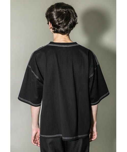 MONKEY TIME（モンキータイム）の「＜monkey time＞ TENJIKU 1POC CN STCH/ポケT（Tシャツ/カットソー・メンズ・ブラウン/ブラック/ホワイト・M/XL/S/L）」の7枚目の写真