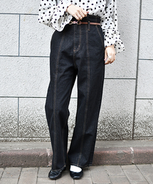 PairPair | ハイウエストワイドデニム(デニムパンツ)