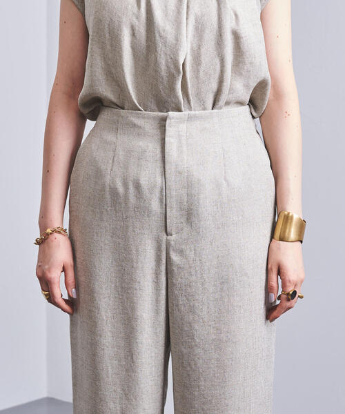 UNITED ARROWS（ユナイテッドアローズ）の「UBCS TA/P ワイドパンツ◆（その他パンツ・レディース・ライム/ナチュラル/ダークブラウン/ライラック・36/34/38）」の22枚目の写真