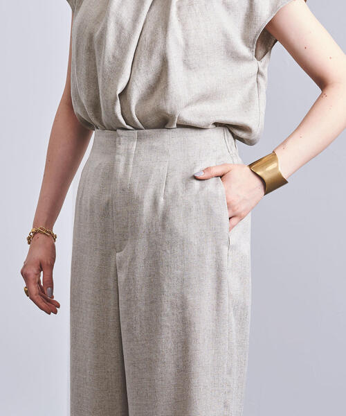 UNITED ARROWS（ユナイテッドアローズ）の「UBCS TA/P ワイドパンツ◆（その他パンツ・レディース・ライム/ナチュラル/ダークブラウン/ライラック・36/34/38）」の21枚目の写真