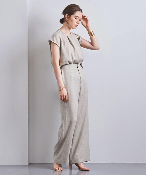 UNITED ARROWS（ユナイテッドアローズ）の「UBCS TA/P ワイドパンツ◆（その他パンツ・レディース・ライム/ナチュラル/ダークブラウン/ライラック・36/34/38）」の17枚目の写真