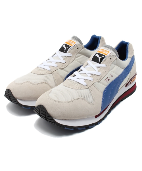 PUMA（プーマ）の「TX-3 (UNISEX) - Sport Classics（スニーカー・メンズ・グレー/ライトグレー/グレー系その他/レッド・30cm/26cm/25cm/24.5cm/24cm/29cm/28cm/23cm/26.5cm/23.5cm/28.5cm/27cm/27.5cm/25.5cm/22.5cm/31cm）」の3枚目の写真