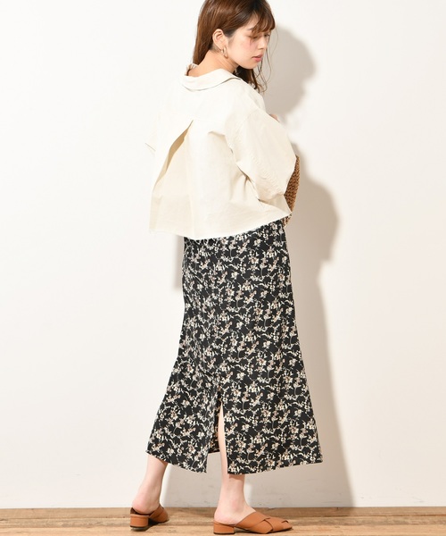 natural couture(ナチュラルクチュール)の「袖口Dカン付きシャツブルゾン(ブルゾン・レディース・ベージュ/カーキ/アイボリー・FREE)」の22枚目の写真